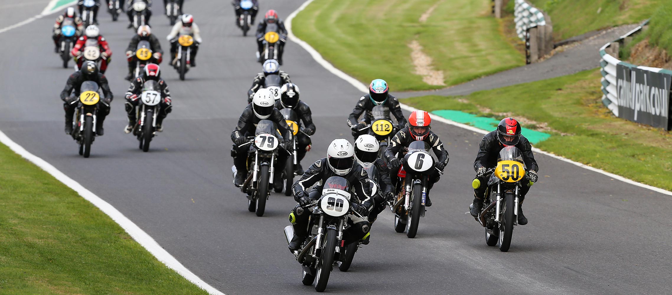 Classic bike racing with The Lansdowne from Cadwell Park in 2018